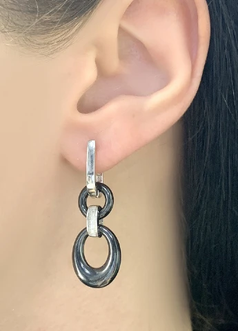 Сережки Silver Flame (132949792)