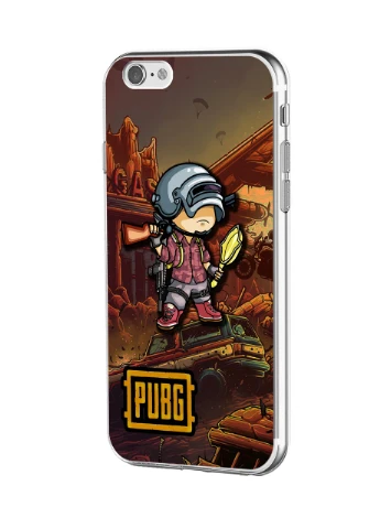 Чохол силіконовий Apple Iphone 6 Пубг Пабг (Pubg) (6937-1710) MobiPrint (219555929)
