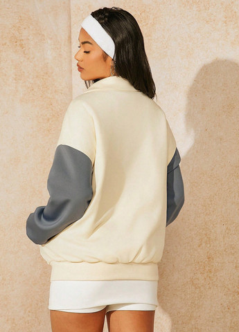 Бомбер SHEIN бейсбольний на кнопках (331109936)