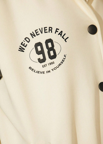 Бомбер SHEIN бейсбольний на кнопках (331109936)