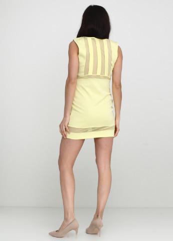 Светло-желтое кэжуал платье Zarga однотонное