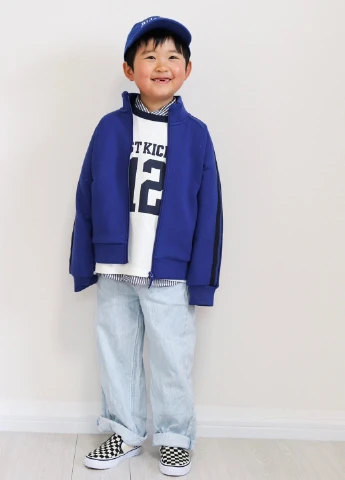 Синя демісезонна куртка Uniqlo