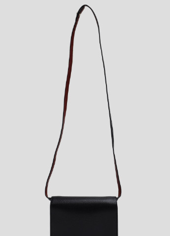 Чорна сумка крос-боді з екокожі Emporio Armani (241382608)