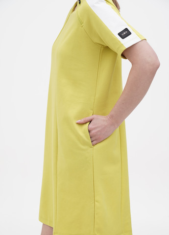Желтое кэжуал платье платье-футболка CMP однотонное