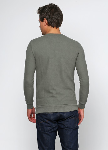 Оливковый демисезонный пуловер пуловер DKM