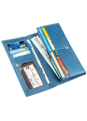 Жіночий шкіряний гаманець 18,5х9 см st leather (252132883)
