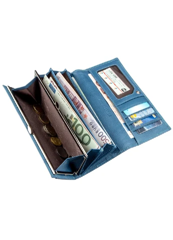 Жіночий шкіряний гаманець 18,5х9 см st leather (252132883)