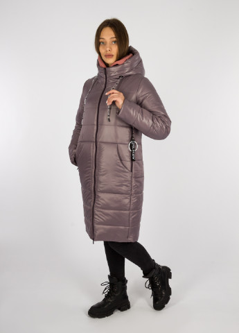 Розово-коричневая зимняя куртка пуховая Westland