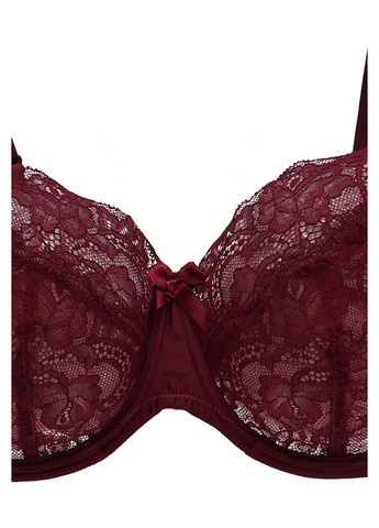 Бордовий балконет бюстгальтер Hunkemoller з кісточками поліамід, мереживо