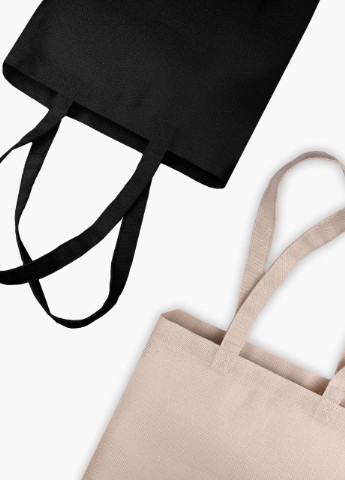 Еко сумка шоппер чорна Зберігай спокій (Keep Calm) на блискавці (9227-2009-BKZ) MobiPrint (236265411)