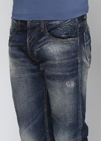 Синие демисезонные джинсы Takeshy Kurosawa