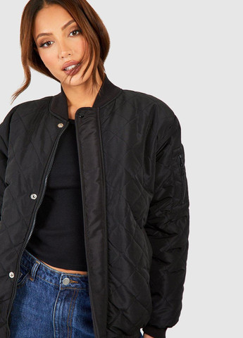 Бомбер Boohoo на молнии, на кнопках (314835364)