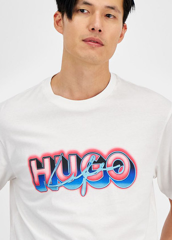 Біла футболка Hugo Boss