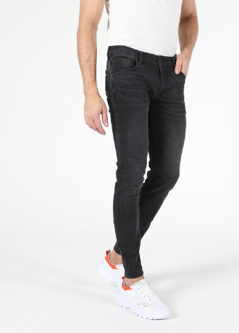 Темно-серые демисезонные зауженные джинсы 040 ALEX Colin's