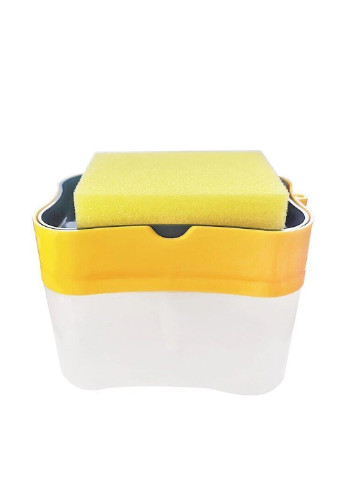 Диспенсер, 10х10,5 см Sponge Caddy однотонный жёлтый