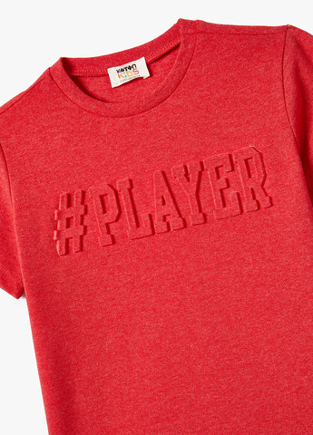 Красная летняя футболка KOTON