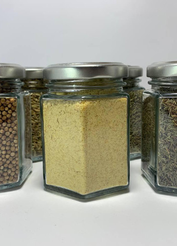 Подарунковий набір спецій для риби у скляних банках. No Brand (251407546)