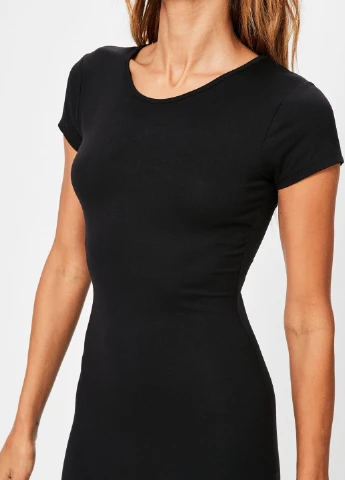 Черное кэжуал платье Missguided однотонное