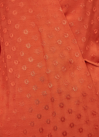 Терракотовая летняя блуза на запах KOTON