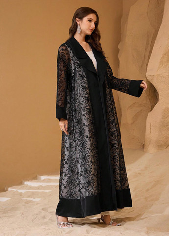 Чорна святковий, вечірня сукня а-силует SHEIN однотонна