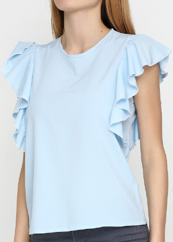 Голубая летняя блуза ANVI
