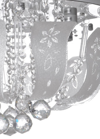 Люстра потолочная торт с подсветкой большая BCL-651S/5 E14+LED RGB Brille (253887314)