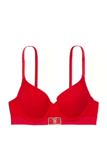 Червоний демісезонний комплект (бюстгальтер, трусики) Victoria's Secret