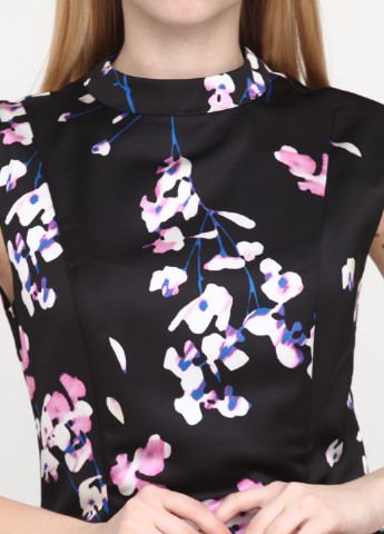 Черное кэжуал платье Guess by Marciano с цветочным принтом