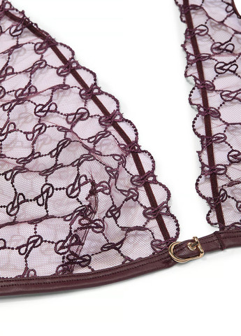 Коричневый демисезонный комплект (бюстгальтер, трусики) Victoria's Secret