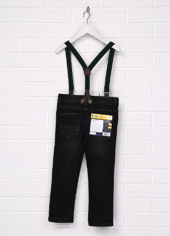 Темно-серые демисезонные прямые джинсы Lupilu