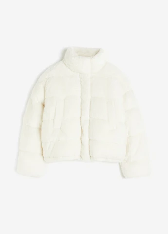 Молочна демісезонна куртка H&M