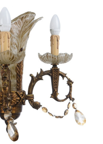 Бра настінне накладне бароко свічка 2259/CR-105W/3 Brille (253894461)