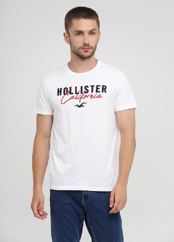 Темно-блакитна футболка Hollister