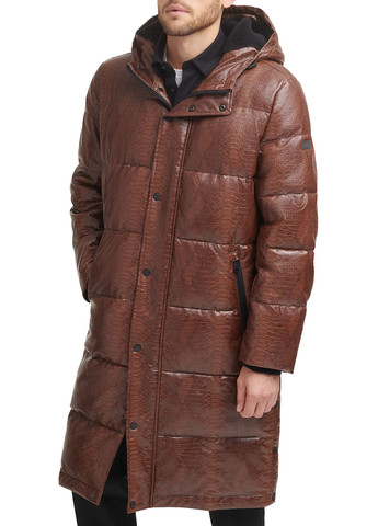 Коричневая демисезонная куртка DKNY