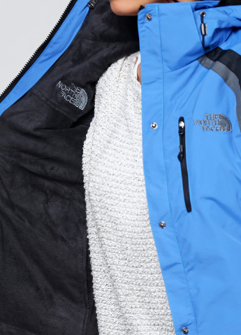 Синяя зимняя куртка лыжная The North Face