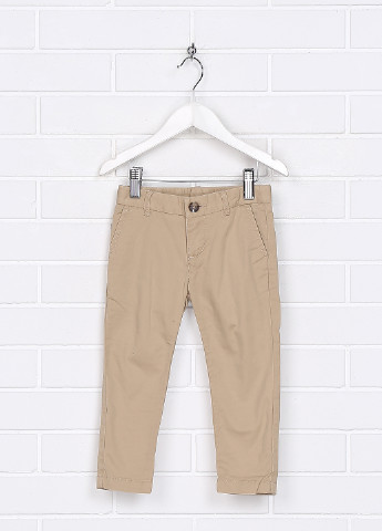 Песочные кэжуал демисезонные брюки зауженные H&M