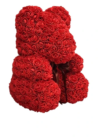 Сувенир Мишка из роз, 25 см UFT (126483147)