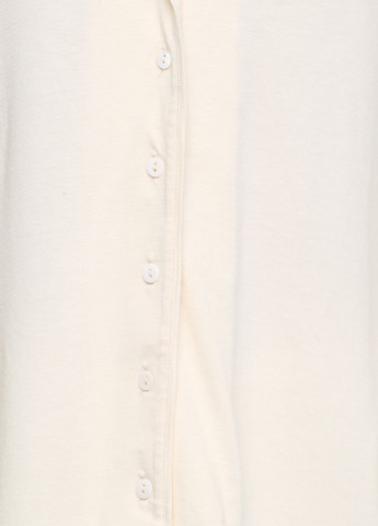 Белая домашний рубашка однотонная Gaiam