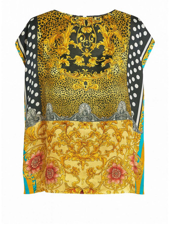 Комбінована блуза Sassofono