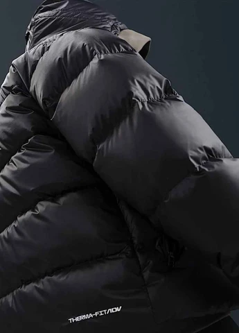 Черная демисезонная куртка hq7790-011 Nike M Windrunner Stmnt Dwn Jkt Black