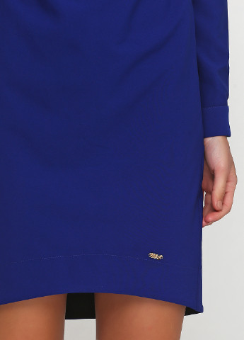 Синее кэжуал платье футляр Nelly & Co однотонное