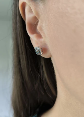 Серьги Silver Flame (354214730)