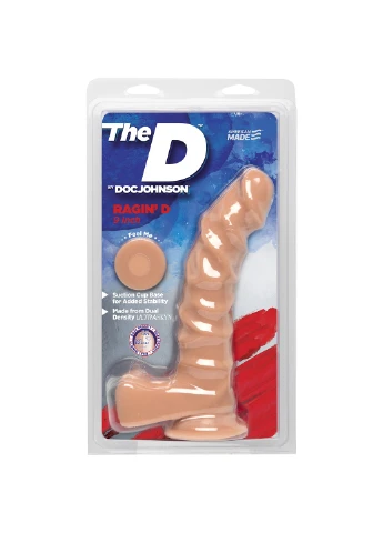 Фаллоимитатор The D - Ragin D - 9 Inch With Balls - ULTRASKYN - White, диаметр 5,1см Doc Johnson (254973531)