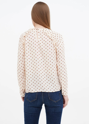 Бежевая блуза Oltre