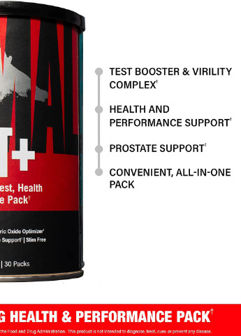 Комплекс для мужчин TNT+ Comprehensive Test 30 Packs Universal Nutrition (255916187)