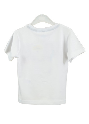 Белая летняя футболка с коротким рукавом Disney