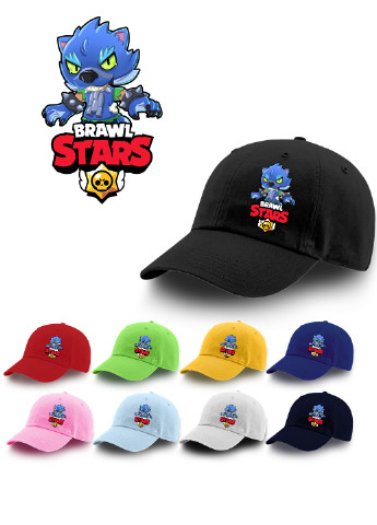 Кепка Леон Вовк Бравл Старс (Leon Wolf Werewolf Brawl Stars) (9273-1014) MobiPrint (216961440)