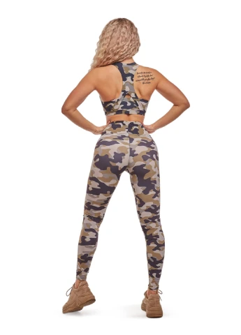 Спортивні лосини з принтом NV Aegean Camouflage NOVA VEGA (220809563)
