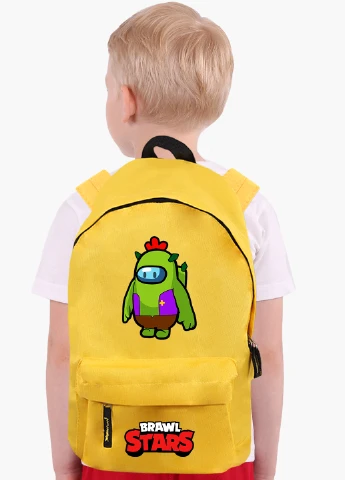 Детский рюкзак Спайк Бравл Старс Амонг Ас (Spike Brawl Stars with Pin Among Us) (9263-2590) MobiPrint (217832372)