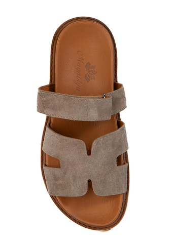 Бежевые шлепанцы Magnolya